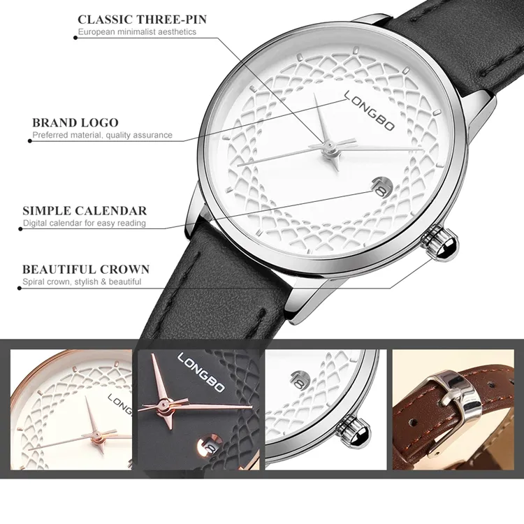 LONGBO Couple Watch 7355