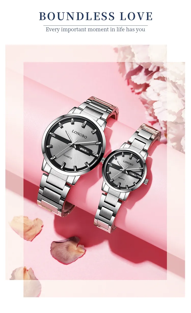 LONGBO Couple Watch 80555