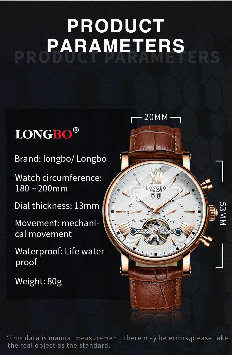 LONGBO Men's Watch 83236