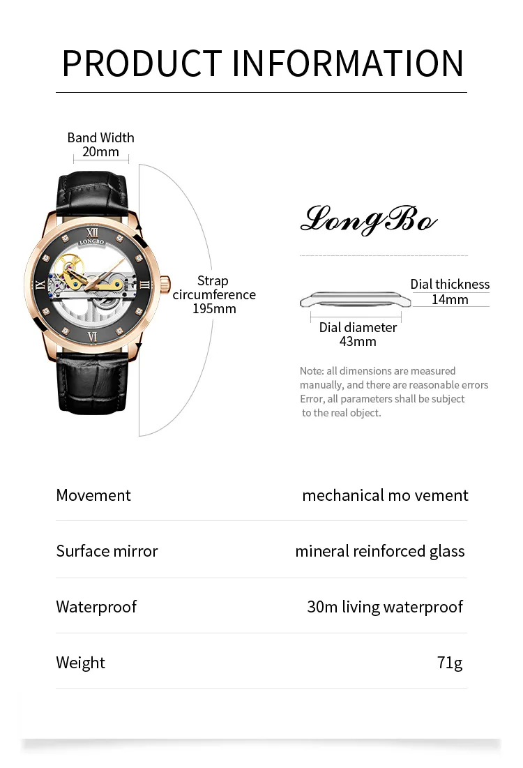 LONGBO Men's Watch 83249